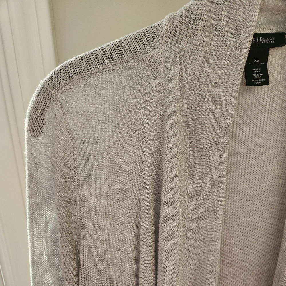 White House Black Market cascading cardigan size xs - Picture 13 of 13